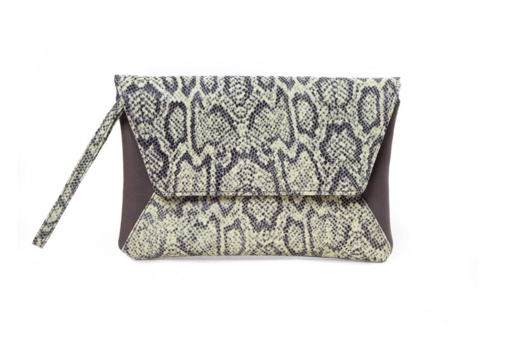 Snakeskin print clutch_House of Cinnamon_The Local Edit