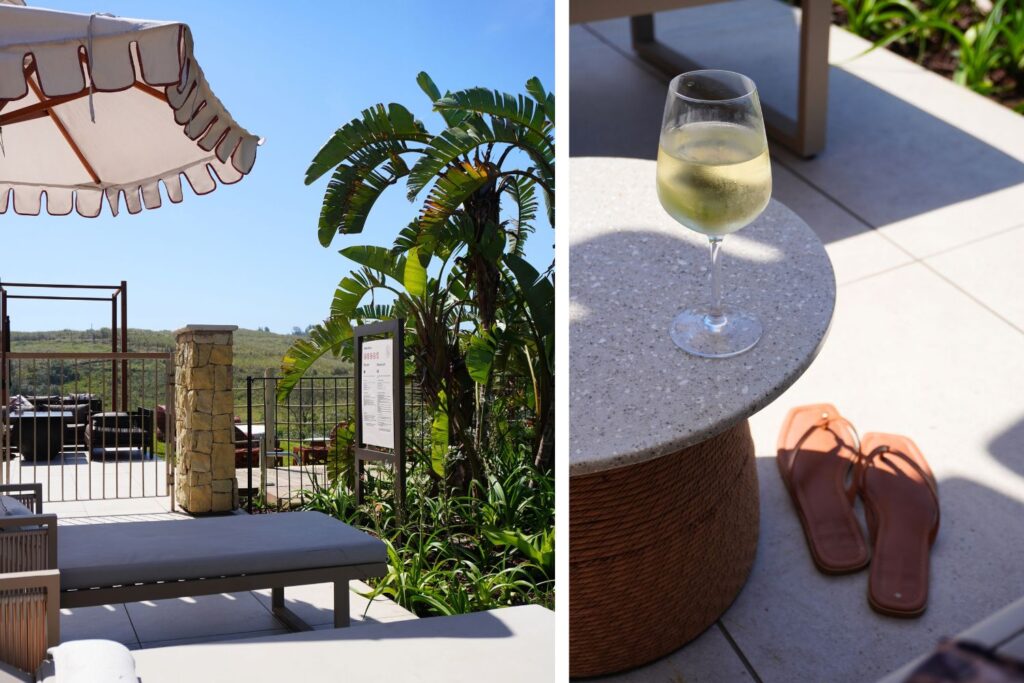 Poolside tipples at Club Med South Africa Beach and Safari